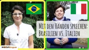 Mit Händen sprechen: in Brasilien und Italien [VIDEO]