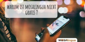 Warum ist MosaLingua eine zahlungspflichtige App?