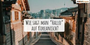 Hallo auf Koreanisch