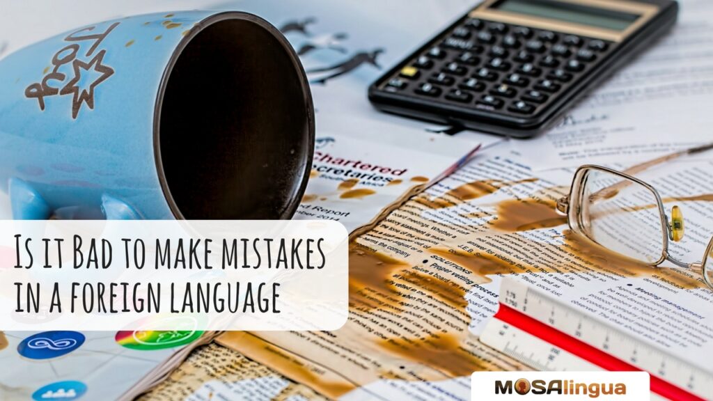 mistakes in a foreign language
