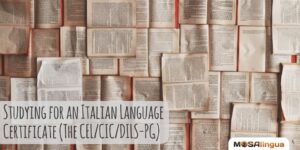 Studying for an Italian Language Certificate (The CEL/CIC/DILS-PG)