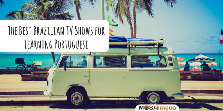 the best Brazilian TV Shows for learning Portuguese photo of van driving by beach mosalingua