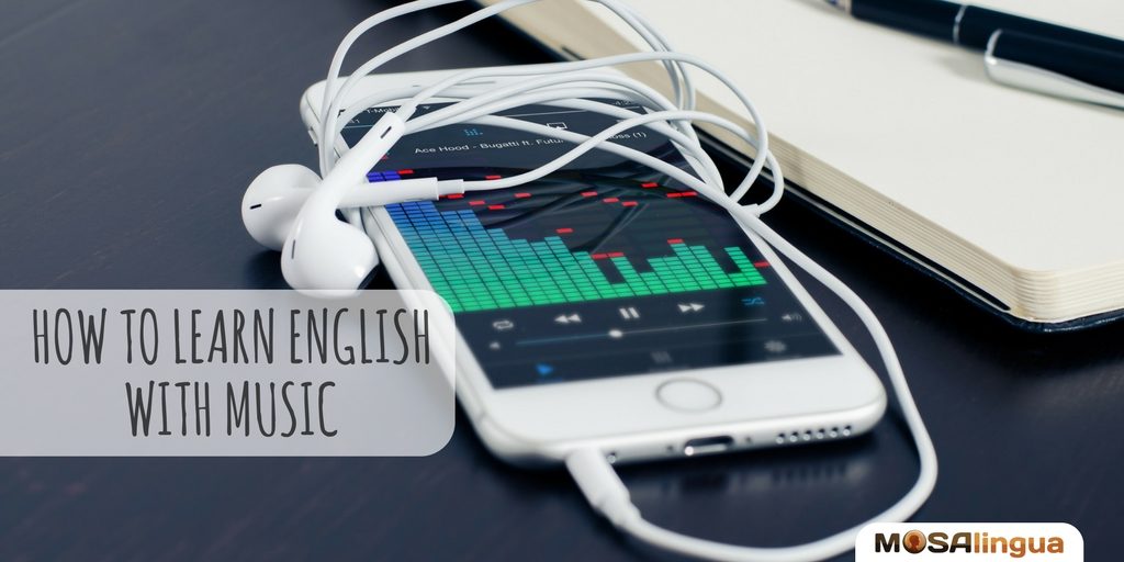 how to learn english with music iphone with headphones