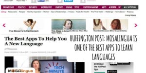 Huffington Post: MosaLingua Is One of the Best Apps to Learn Languages