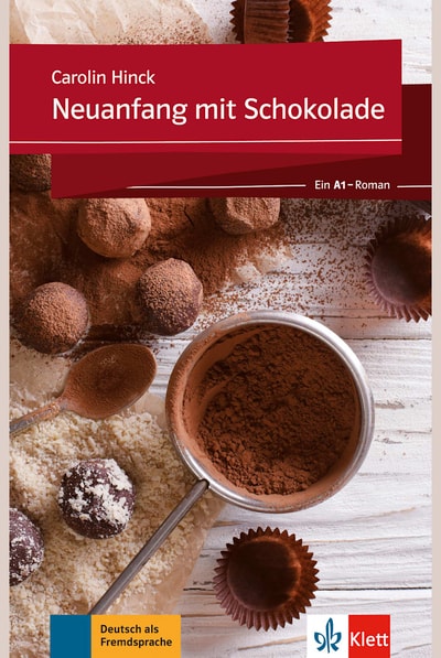 Book cover. Neuanfang mit Schokolade Carolin Hinck