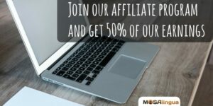 Join our Language Affiliate Porgral to get 50% of our sales