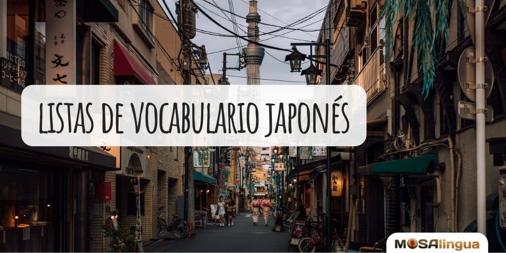 vocabulario en japones