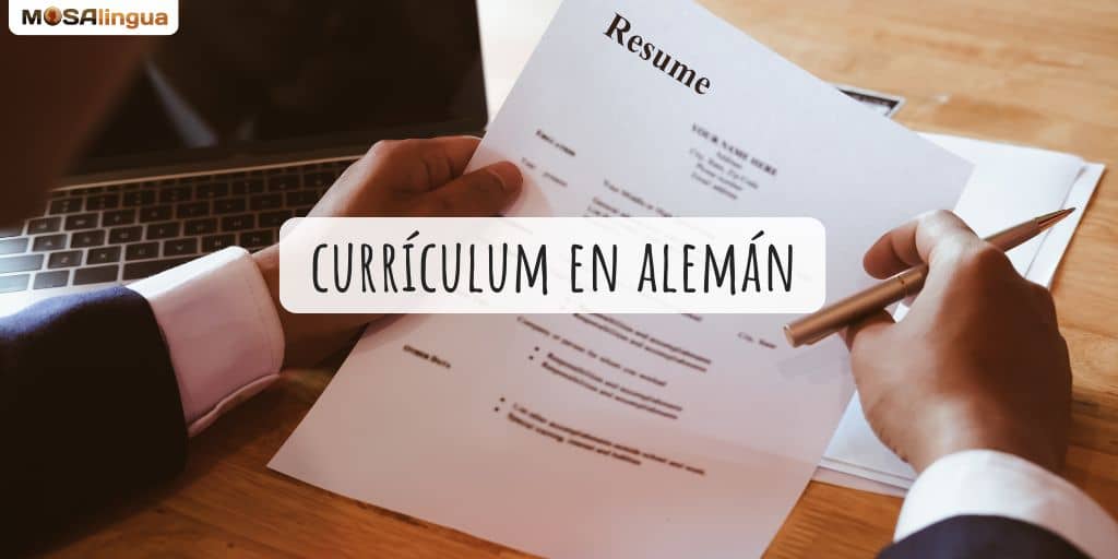 currículum en alemán