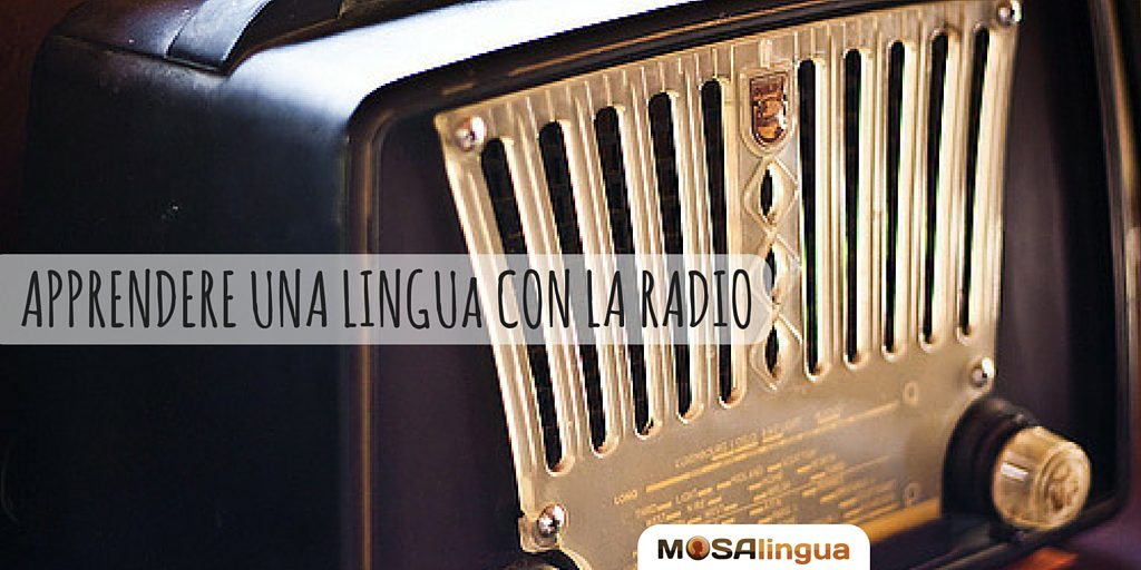 imparare una lingua con la radio