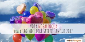 Vota MosaLingua nella TOP 100 dei Migliori Siti di Lingue 2017