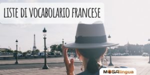 Vocabolario francese per principianti