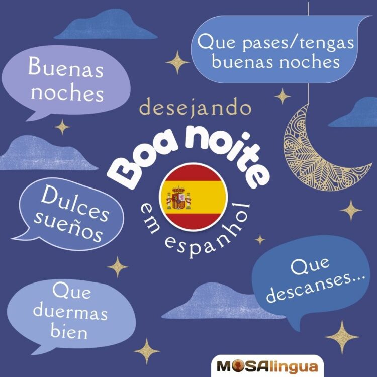 como desejar boa noite em espanhol