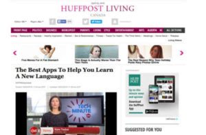 Huffington Post: MosaLingua est une des meilleures applis pour apprendre les langues
