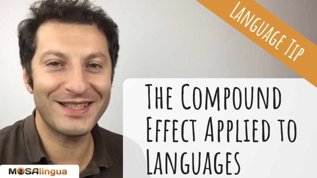 The Compound Effect Applied to Languages