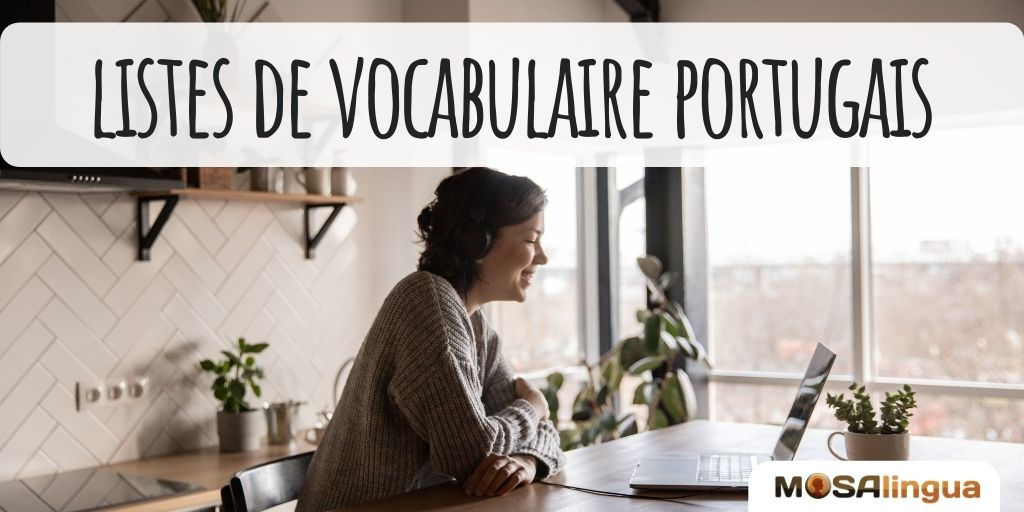 listes de vocabulaire portugais à apprendre