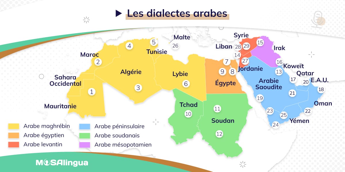 Les dialectes arabes